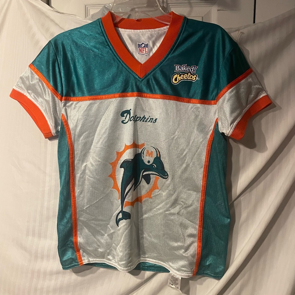 NFL Miami Dolphins reversible Kid’s Flag Football Jersey